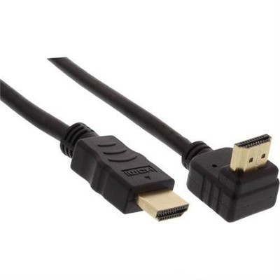 InLine   HDMI Kabel, gewinkelt, High Speed HDMI  Cable, 3m