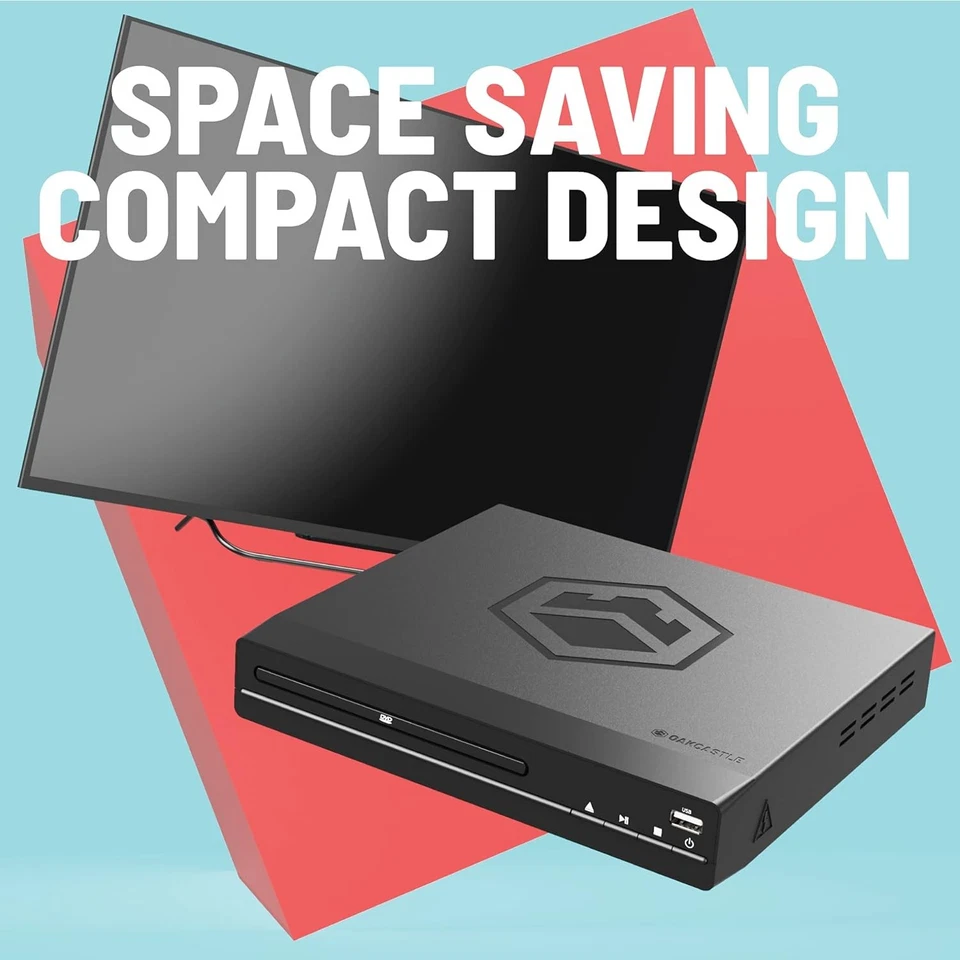 DVD-Player mit HDMI, auch für CD-, USB-Wiedergabe, Oakcastle DVD100, WIE NEU - Bild 3 von 4