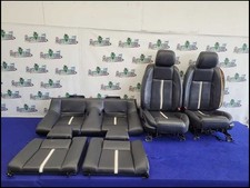 2010-2012 Ford Mustang Gt Set Coupe Seats Front Back Leather Blown 2666