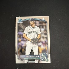 Bowman 2025 Draft Chrome Kade Anderson Seattle Mariners #BDC-3