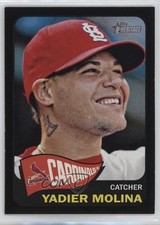 2014 Topps Heritage Black Border Yadier Molina #THC-491 04br