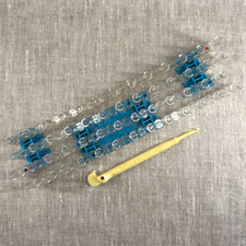 Original Rainbow Loom Replacement Board Maker Yellow Hook Tool Kit Only Used