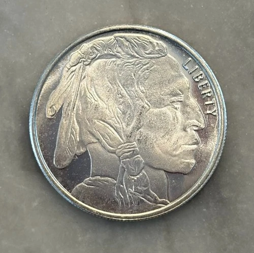 1/2 Oz. Silver Buffalo Round - 99.9% Silver