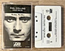 Phil Collins Face Value Cassette Tape 1990 Atlantic Records Pop Rock Progressive