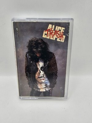 Alice Cooper Trash Cassette 1989 Epic Records Vintage
