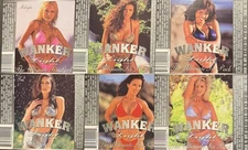 Superb Lot of Six (6) Wanker Girls Pinup Beer Labels - Wanker Beer