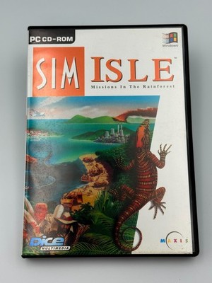 Sim Isle Missions in the Rainforest PC - Maxis EA Windows 95 Retro Sim Game