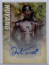 Marketplace image: 2026 TOPPS CHROME STAR WARS GALAXY HUYANG SUPERFRACTOR  AUTO 1/1 DAVID TENNANT