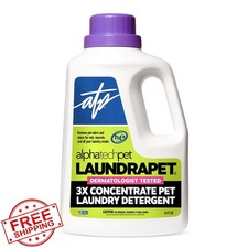LaundraPet 64oz Pet Laundry Detergent Enzyme Cleaner, Stain Odor Remover