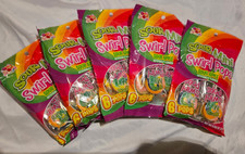 Five bags of 6 Sour Apple Mini Swirl Pops (30 total swirl pops) Halloween Candy