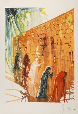 Salvador Dali (1904-1989). Mur des Lamentations, 1978 A1-A4 Plakat Kunst Gemälde