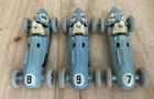 3 X Vintage Dinky Toys TALBOT LAGO Racing Cars Fully Restored. Circa 1953/54