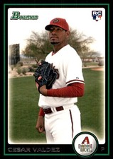 Cesar Valdez 2010 Bowman Draft Picks & Prospects #BDP84 Diamondbacks MLB READ
