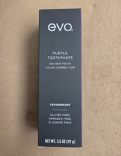 evo Purple Fluoride-Free Toothpaste Peppermint 3.5 oz Exp 01/2028