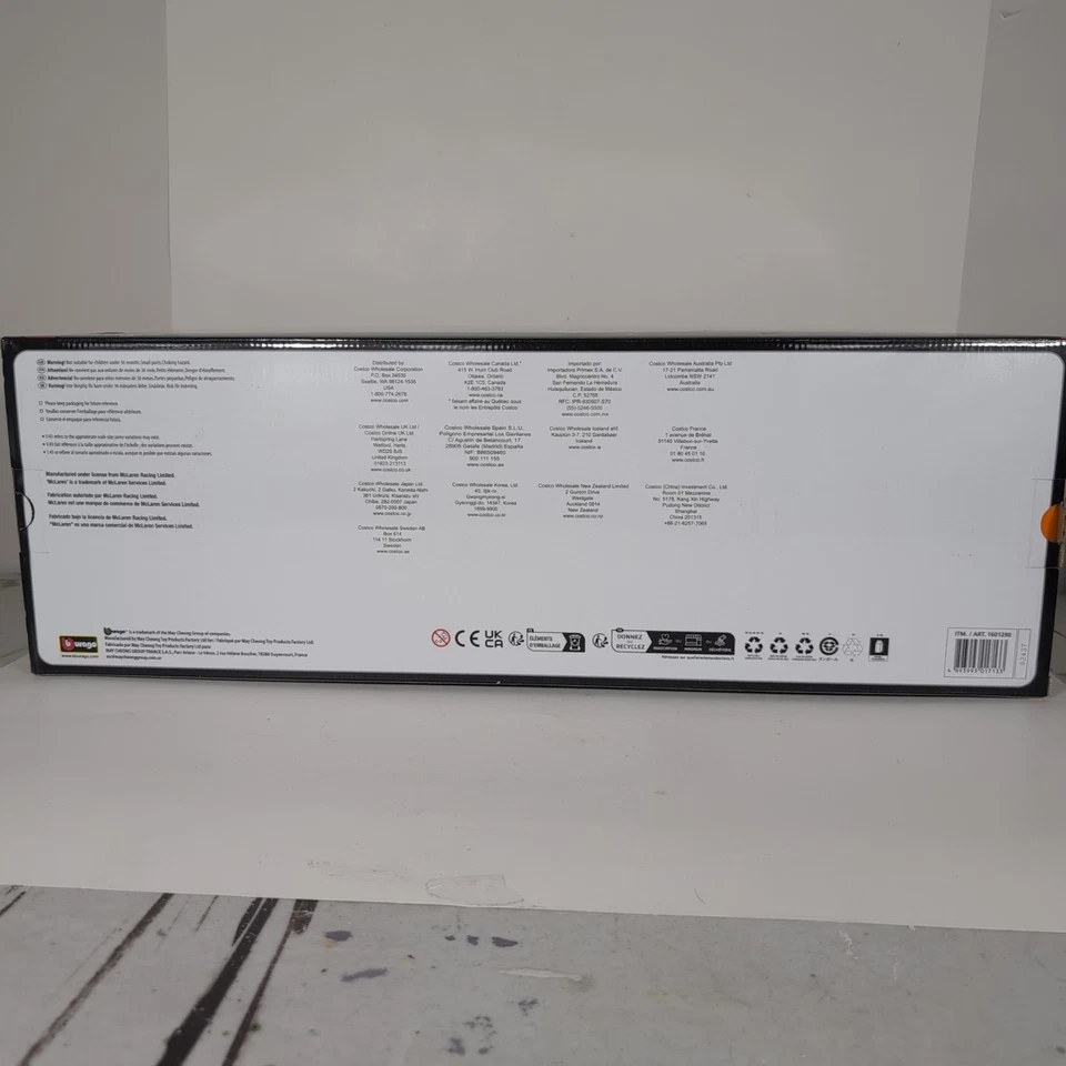 Bburago 1:43 Mclaren Formula 1 F1 Racing Diecast Model 6pack Limited Burago Gift - Image 4 of 4