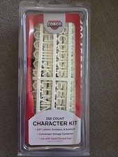 COSCO Character Kit 258 Count Letters, Numbers  Symbols FOR OPEN CLOSED SIGN