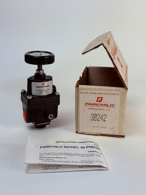 #ad FAIRCHILD 30242 PRESSURE REGULATOR RANGE 1 60PSIG MAX SUPPLY 250PSIG $87.00