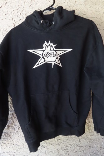 Erased Project Black Hoodie size Large