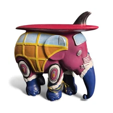 Elephant Parade California Surpher Figurine Designed by Artist Alan Nowell - NEW