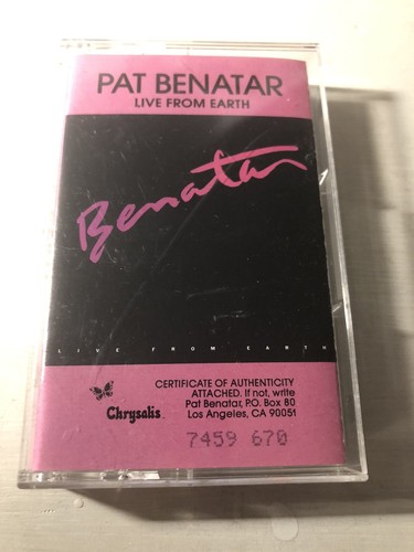 Pat Benatar - Live From Earth (1983) Music Cassette Chrysalis FVT 41444 - 第 1/3 張圖片