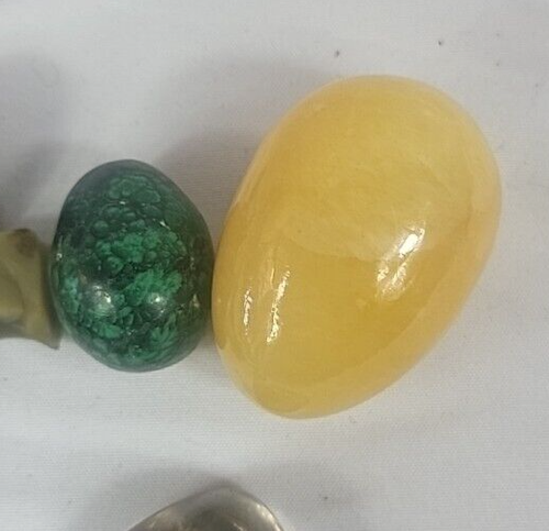 semi precious stones lot Mixed Variety Obsidian Crystal Tiger Eye Turquois - Picture 3 of 7