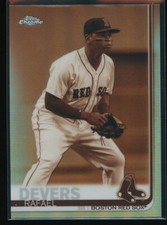 Rafael Devers 2019 Topps Chrome Sepia Refractor #184 Red Sox