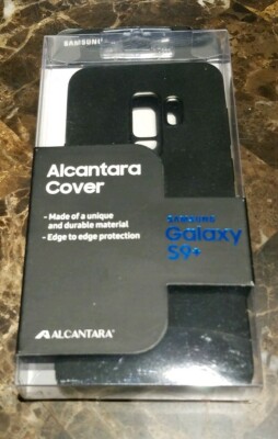 Official Samsung Galaxy S9+ Alcantara Cover Case BLACK - NEW