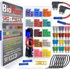 BioFuse® Standard ATO 120 PC Fuse Assortment Tap Kit AUTO CAR TRUCK MARINE FUSES