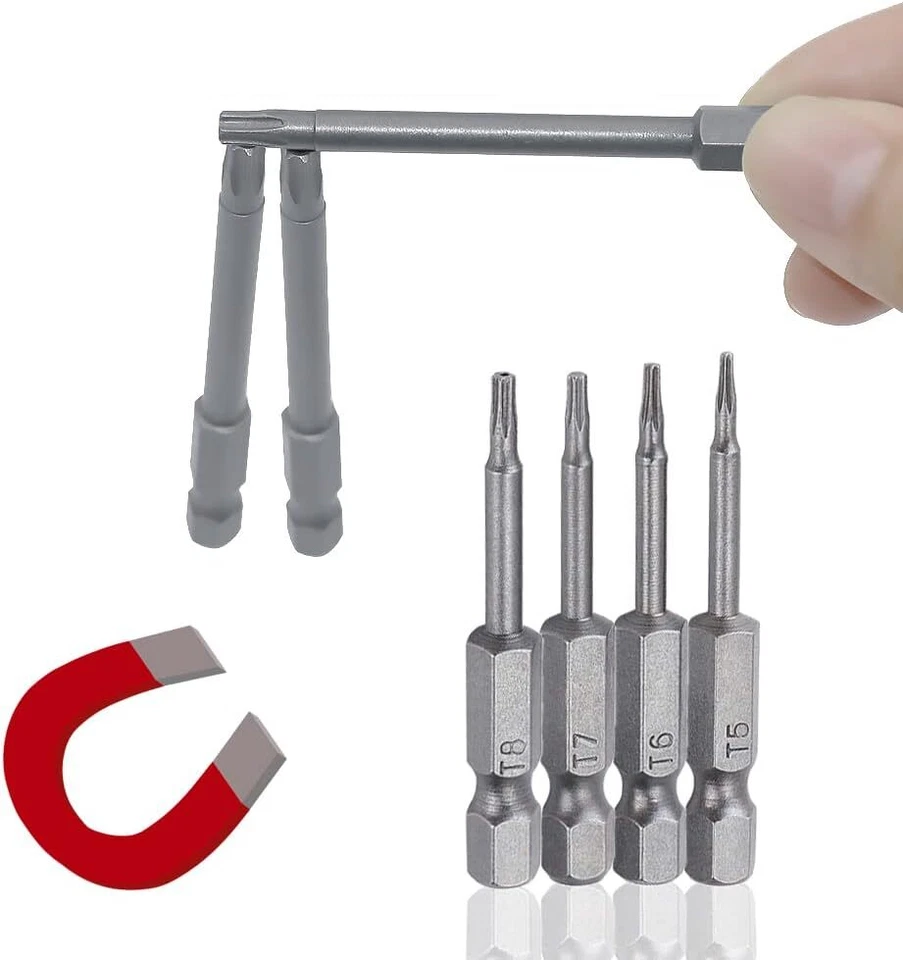 Security Torx Bit Set + Hex Key Allen Bit Set - For Power Drill & Impact Driver - Image 4 of 4