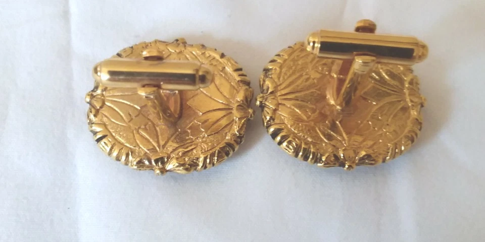 Gemelos vintage Dante Museum Master Piece The Kiss azules y blancos Foto 4 de 4