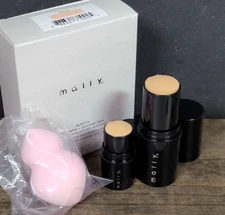 Mally Quick Fix Foundation + Concealer Stick Home & Away MEDIUM full/travel  (m1