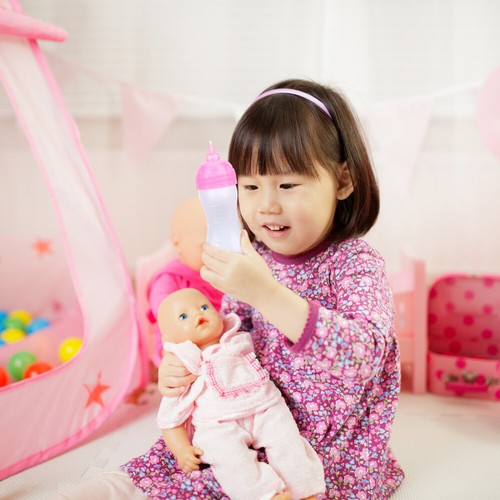 10 Pcs Doll Juice Bottle Feeding Bottles Fake Toys Shareable Room Accessories - Picture 9 of 10