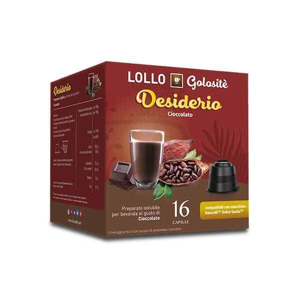Cioccolato solubile, Capsule compatibili Nescafè Dolce Gusto, Lollo Caffè, 16...