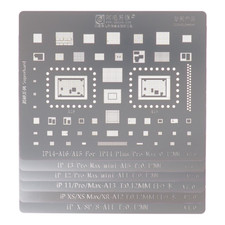 Amaoe Stencil Löt Reball Schablone Vorlage für iPhone 8- iPhone 17 0,12mm