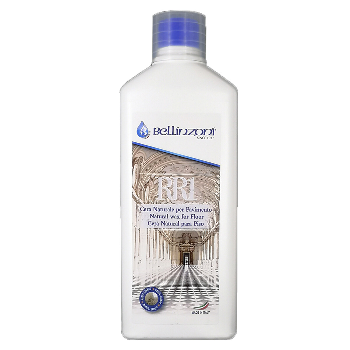 Bellinzoni RR1  CERA LIQUIDA per pavimenti in marmo granito  LT.1
