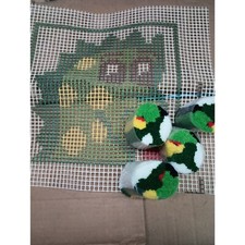 Green Dragon Latch Hook Kit Lot of 12 Latchkits Betty Wilkinson Vintage 209