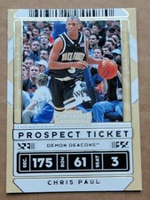 Chris Paul 2020-21 Panini Contenders Prospect Ticket Basketball Card #38