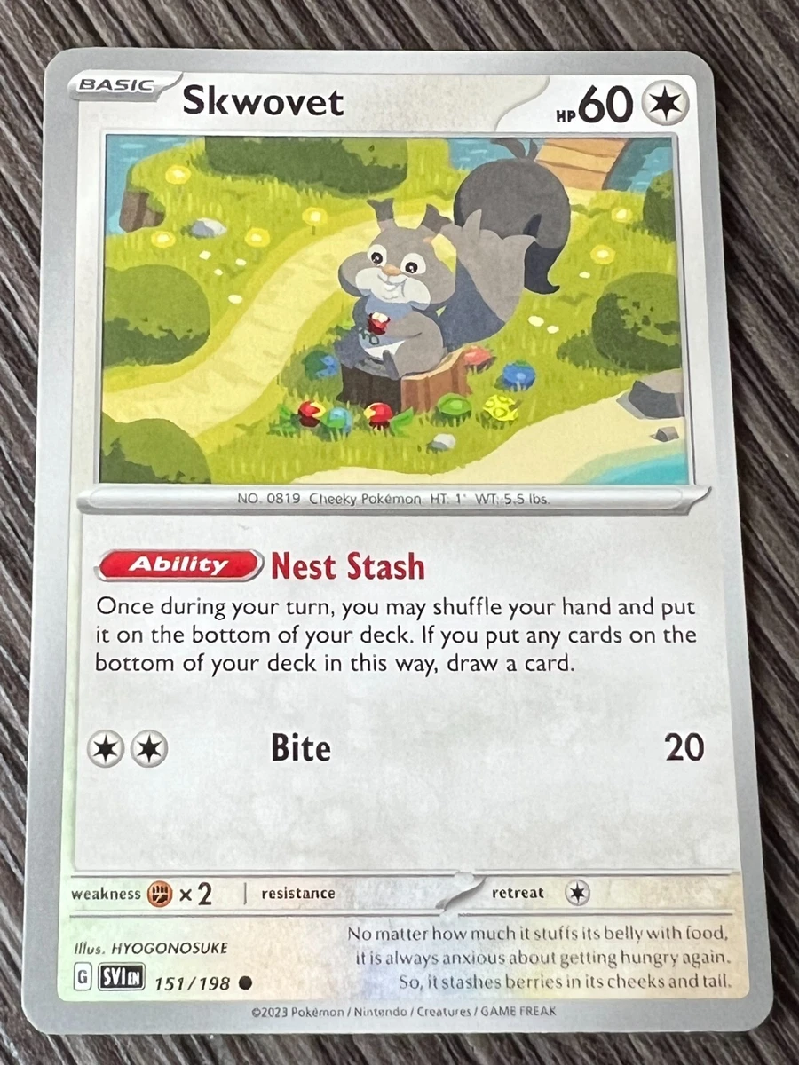 Skwovet (151/198), Busca de Cards