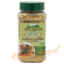 Spice Islands Organic Garlic  Herb Seasoning, 17.6 Ounce Exp 2027 