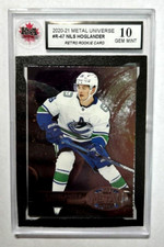 2020-21 Metal '97-98 Retro RC #R47 Nils Hoglander | KSA GRADED GEM MINT 10