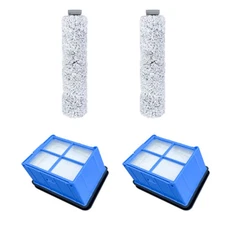 Replacement Hepa Filter Brush Roll For Bissell 3882 Floor Scrubber Vacuum Parts