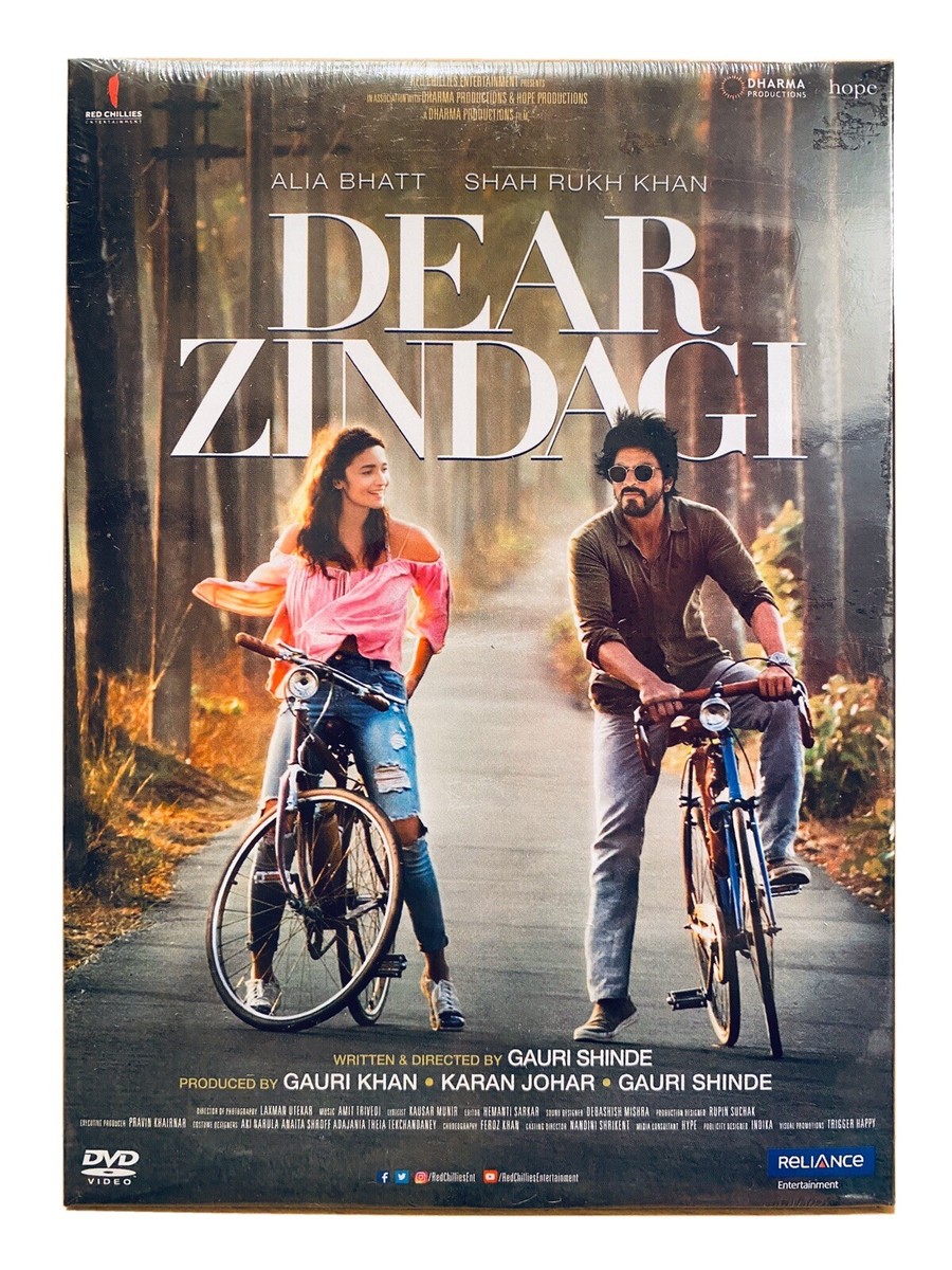 DEAR ZINDAGI' Bollywood DVD Shah Rukh Khan, Alia Bhatt UK