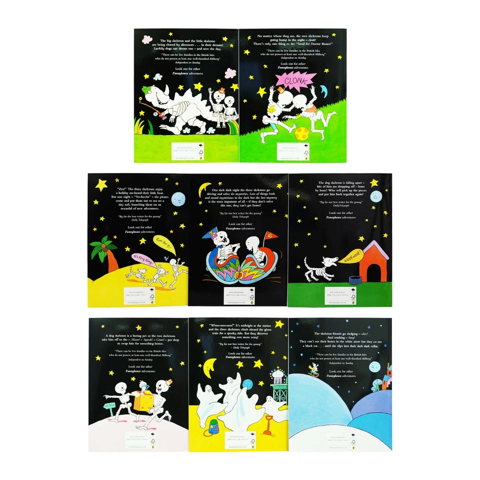 FunnyBones 8 Books Collection Set By Allan Ahlberg - Ages 3-5 - Paperback - Image 3 of 4