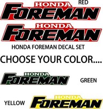 Honda Foreman Decal Graphic Sticker Oem Kit Plastic Set Forman Atv Quad