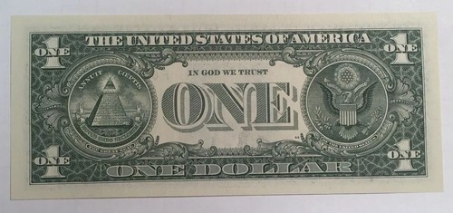 Uncirculated 2003A $1.00 FRN FANCY BINARY SERIAL NUMBER F05005050D - Picture 5 of 7