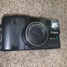 Canon Sure Shot Megazoom Caption 76 Camera with Manual And Case