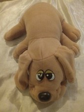 VINTAGE 1985 TONKA POUND PUPPIES 17" BROWN DOG PLUSH STUFFED DOG TOY