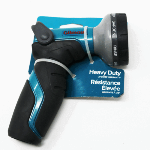 Gilmour 3 Pattern Adjustable Multi-Pattern Polypropylene Hose Nozzle Gilmour 3 Pattern Adjustable Multi-Pattern Polypropylene Hose Nozzle