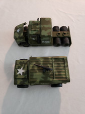 1998 SOMA Truck US ARMY CAMO MILITARY VEHICLE SET OF 2 EUC