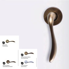 Maniglia finestra serie COMO in ottone, stile elegante